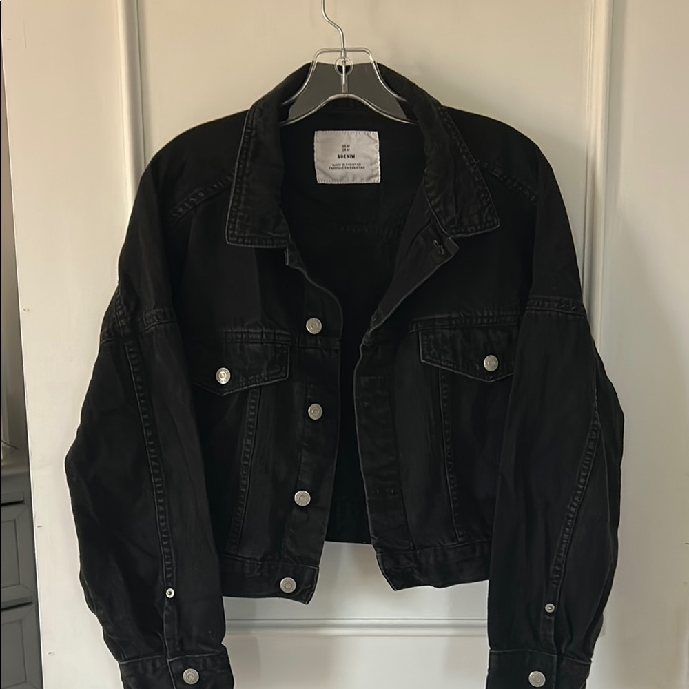Women's Black Denim Jacket